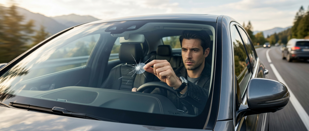Impact sur pare-brise : que faire ? Guide complet 2026